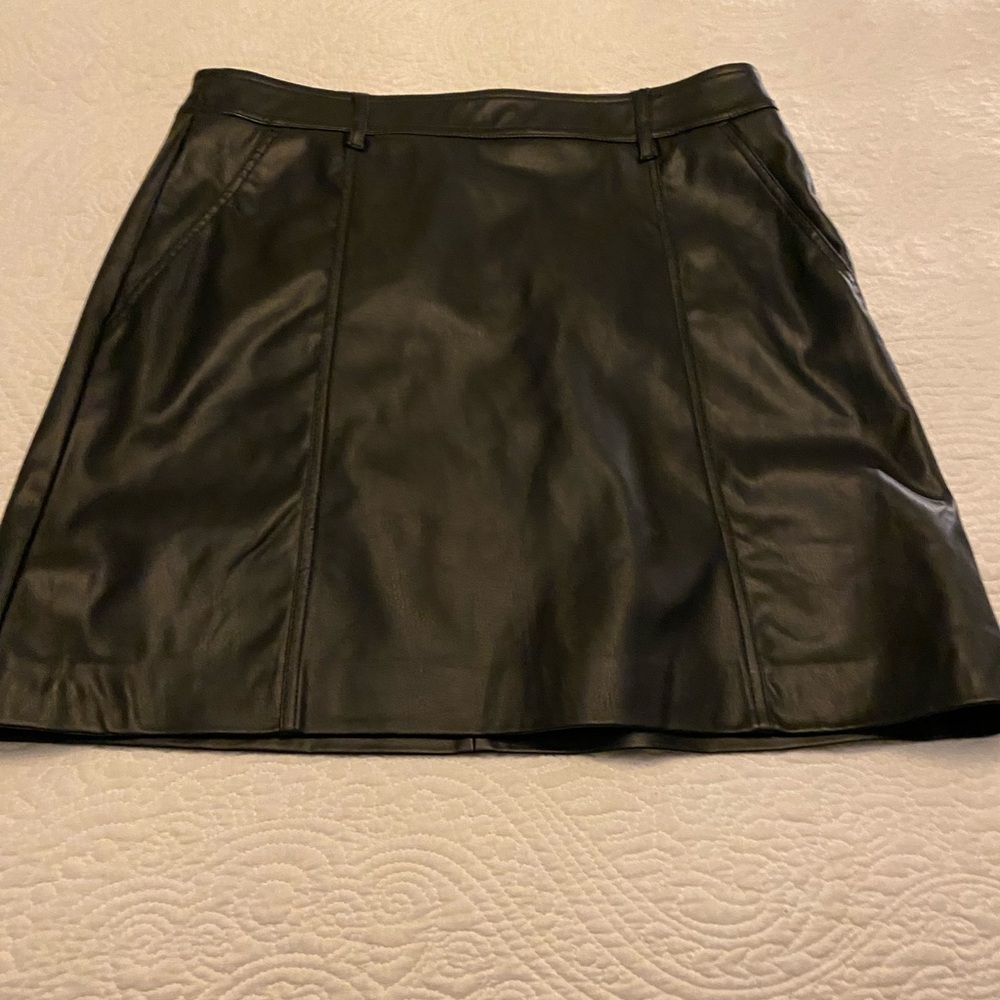 Black Leather Skirt